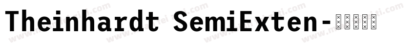 Theinhardt SemiExten字体转换